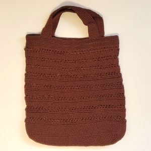 Crocheted Brown Tote